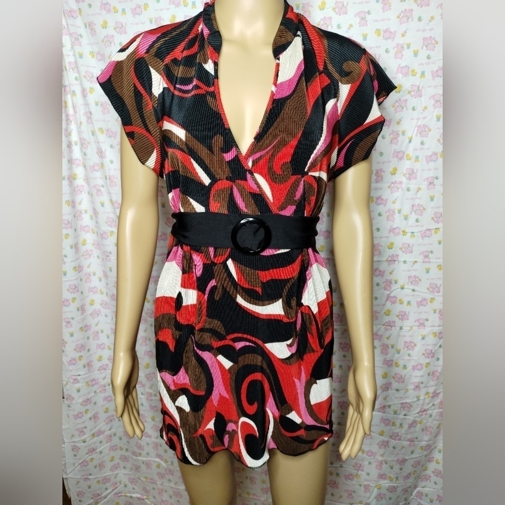 Nick & Sarah women's mini dress tunic size large
